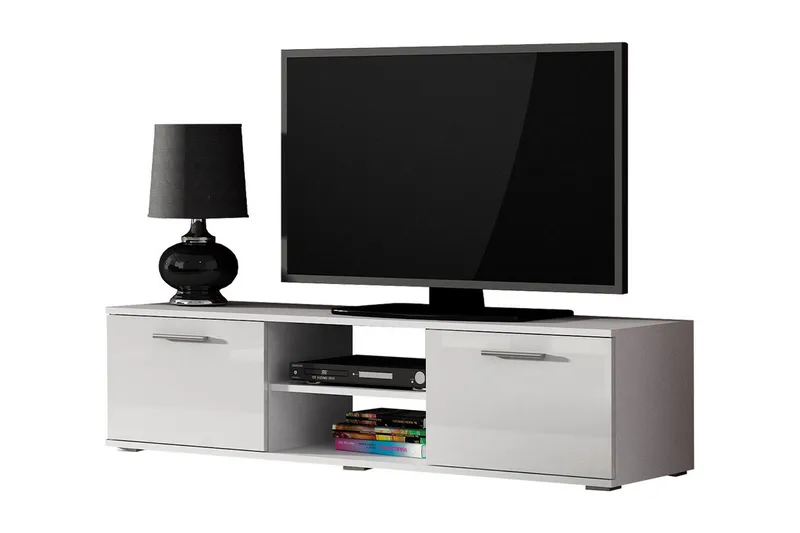 Ruskelsby TV-bänk 140 cm White - Møbler - TV- & Mediamøbler - TV benk & mediabenk