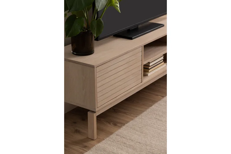Sakie TV-benk 40 cm - Hvid - Møbler - TV- & Mediamøbler - TV benk & mediabenk