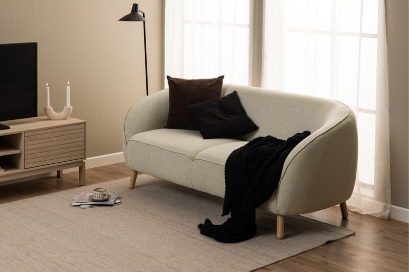 Sakie TV-benk 40 cm - Hvid - Møbler - TV- & Mediamøbler - TV benk & mediabenk