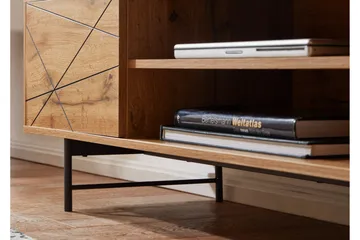 Seddik Tv-benk 45x160 cm Rektangulær - Brun - Møbler - TV- & Mediamøbler - TV benk & mediabenk