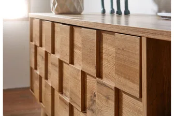 Seddik Tv-benk 51x160 cm Rektangulær - Brun - Møbler - TV- & Mediamøbler - TV benk & mediabenk