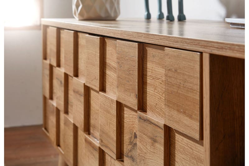 Seddik Tv-benk 51x160 cm Rektangulær - Brun - Møbler - TV- & Mediamøbler - TV benk & mediabenk