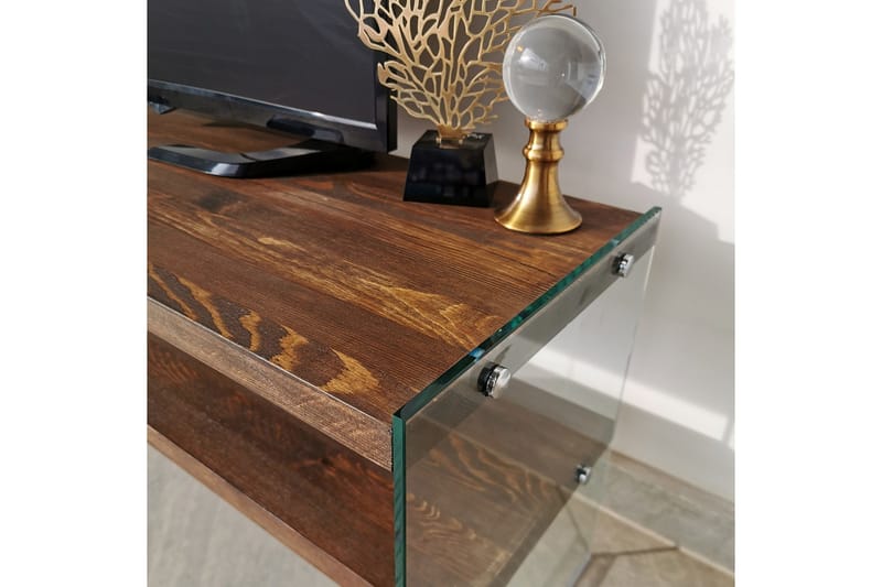 Siyam TV-benk 120 cm - Valnøtt - Møbler - TV- & Mediamøbler - TV benk & mediabenk