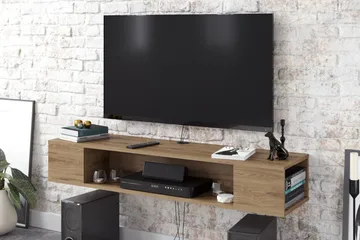 Skuteryd TV-benk 135 cm - Brun - Møbler - TV- & Mediamøbler - TV benk & mediabenk