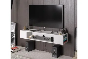 Skuteryd TV-benk 135 cm - Hvit - Møbler - TV- & Mediamøbler - TV benk & mediabenk