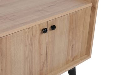 Sogel TV-benk 150 cm med Oppbevaring i Tre - Beige - Møbler - TV- & Mediamøbler - TV benk & mediabenk