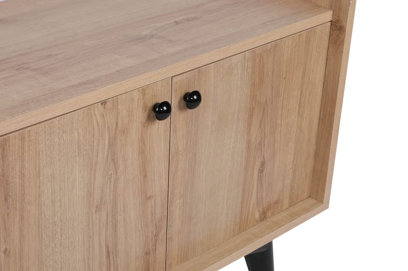 Sogel TV-benk 150 cm med Oppbevaring i Tre - Beige - Møbler - TV- & Mediamøbler - TV benk & mediabenk