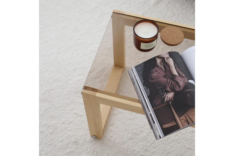 Sqandie TV-benk 130 cm - Natur - Møbler - TV- & Mediamøbler - TV benk & mediabenk