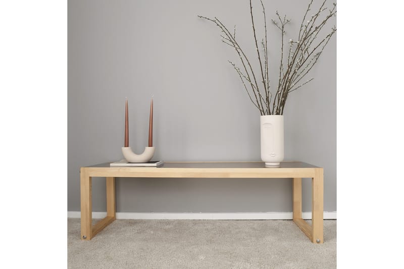 Sqandie TV-benk 130 cm - Natur - Møbler - TV- & Mediamøbler - TV benk & mediabenk