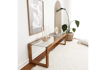 Sqandie Tv-benk 130 cm - Natur - Møbler - TV- & Mediamøbler - TV benk & mediabenk