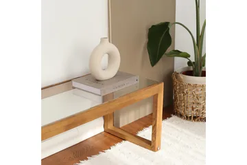 Sqandie Tv-benk 130 cm - Natur - Møbler - TV- & Mediamøbler - TV benk & mediabenk