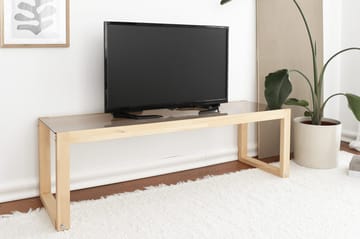 Sqandie TV-benk 130 cm - Natur - Møbler - TV- & Mediamøbler - TV benk & mediabenk