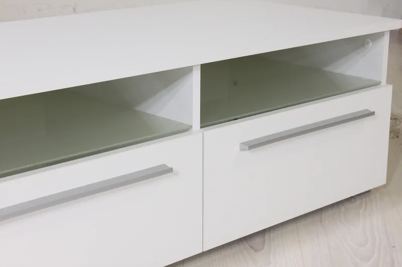 Stockend TV-Benk 100 cm - Hvit - Møbler - TV- & Mediamøbler - TV benk & mediabenk