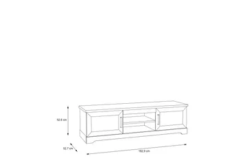 Svetis Tv-benk 183 cm - Hvit - Møbler - TV- & Mediamøbler - TV benk & mediabenk