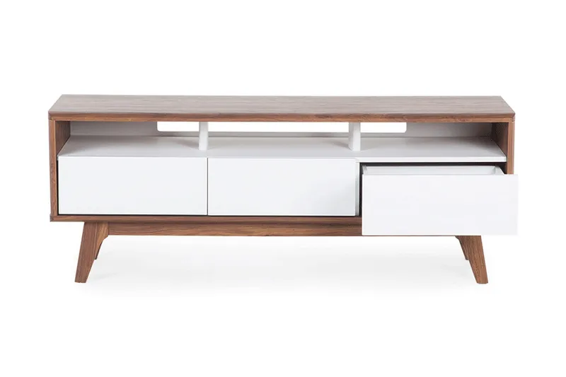 Syracuse Tv-Benk 39x140 Cm - Beige - Møbler - TV- & Mediamøbler - TV benk & mediabenk