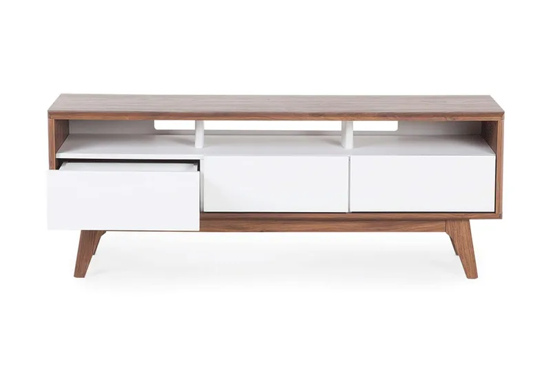 Syracuse Tv-Benk 39x140 Cm - Beige - Møbler - TV- & Mediamøbler - TV benk & mediabenk