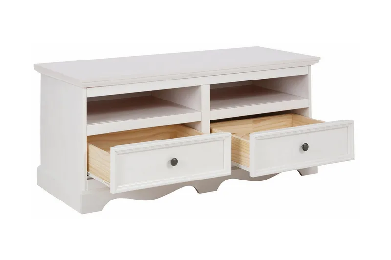 Taisia TV-benk 120 cm - Hvit - Møbler - TV- & Mediamøbler - TV benk & mediabenk