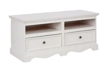 Taisia TV-benk 120 cm - Hvit - Møbler - TV- & Mediamøbler - TV benk & mediabenk