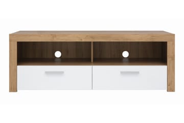 Tarka TV-benk 135 cm - Tre/natur|Hvit - Møbler - TV- & Mediamøbler - TV benk & mediabenk