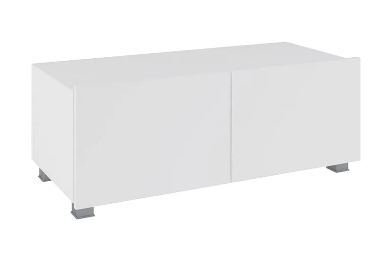 Tessan TV-benk 100 cm Liten - Hvit - Møbler - TV- & Mediamøbler - TV benk & mediabenk