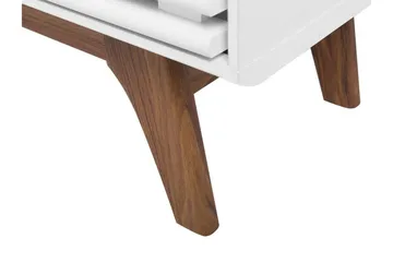 Toledo Tv-Benk 35x117 Cm - Hvit - Møbler - TV- & Mediamøbler - TV benk & mediabenk