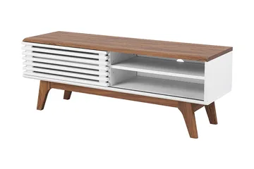 Toledo Tv-Benk 35x117 Cm - Hvit - Møbler - TV- & Mediamøbler - TV benk & mediabenk