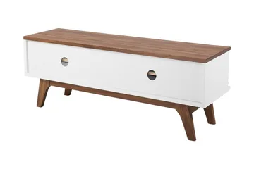 Toledo Tv-Benk 35x117 Cm - Hvit - Møbler - TV- & Mediamøbler - TV benk & mediabenk