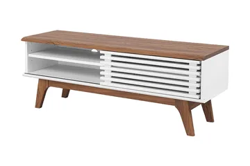 Toledo Tv-Benk 35x117 Cm - Hvit - Møbler - TV- & Mediamøbler - TV benk & mediabenk