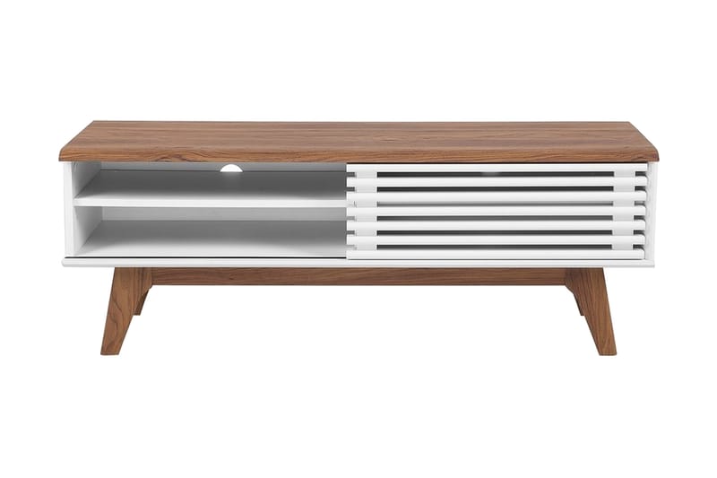 Toledo Tv-Benk 35x117 Cm - Hvit - Møbler - TV- & Mediamøbler - TV benk & mediabenk