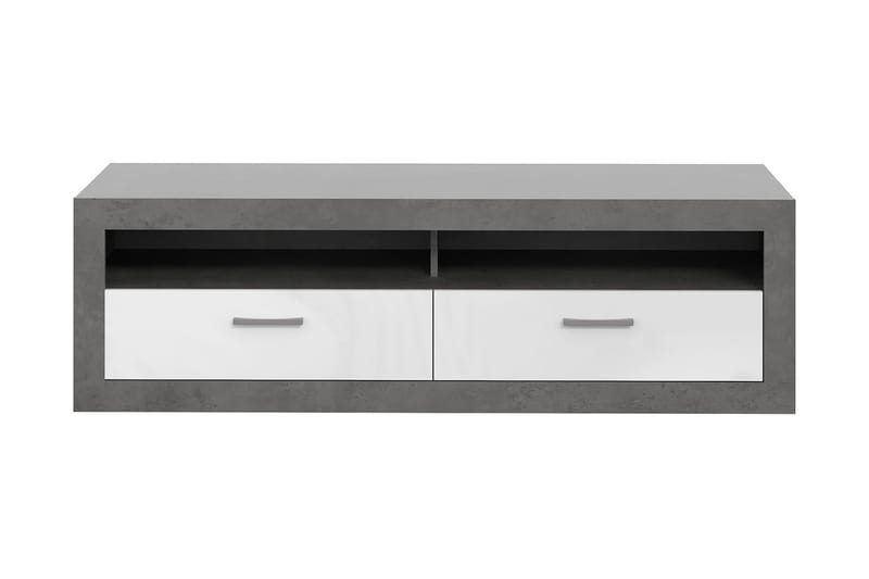 Tolovgrad Gulvstående TV-benk 152,7 cm med Oppbevaring i Malt Tre - Grå - Møbler - TV- & Mediamøbler - TV benk & mediabenk