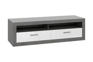 Tolovgrad Gulvstående TV-benk 152,7 cm med Oppbevaring i Malt Tre - Grå - Møbler - TV- & Mediamøbler - TV benk & mediabenk
