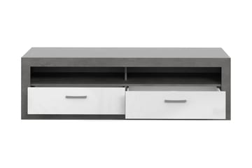 Tolovgrad Gulvstående TV-benk 152,7 cm med Oppbevaring i Malt Tre - Grå - Møbler - TV- & Mediamøbler - TV benk & mediabenk