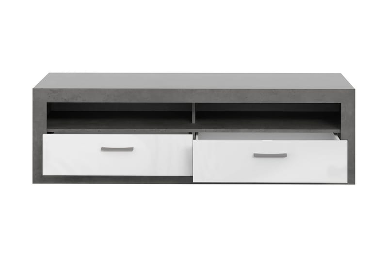 Tolovgrad Tv-benk 153 cm - Grå/Hvit - Møbler - TV- & Mediamøbler - TV benk & mediabenk