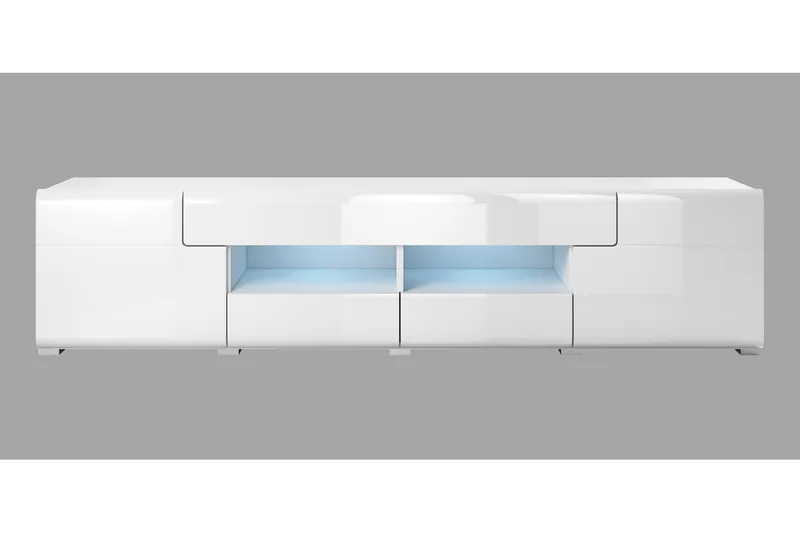 Toreno Tv-benk 208 cm - Hvit - Møbler - TV- & Mediamøbler - TV benk & mediabenk