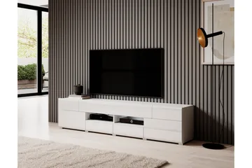 Toreno Tv-benk 208 cm - Hvit - Møbler - TV- & Mediamøbler - TV benk & mediabenk