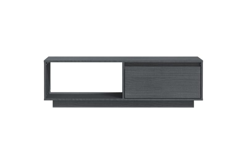 TV-benk 110x30x33,5 cm heltre furu grå - Grå - TV benk & mediabenk