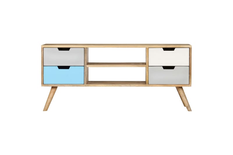 TV-benk 110x35x48 cm heltre mango - TV benk & mediabenk