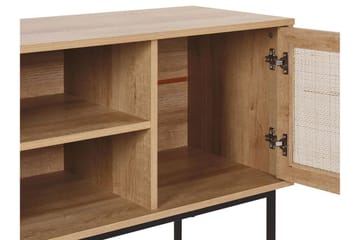 TV-benk 120 cm rotting lysebrun PASCO - Tre/natur - Møbler - TV- & Mediamøbler - TV benk & mediabenk