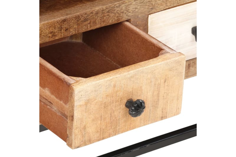 TV-benk 120x30x40 cm gjenvunnet heltre -   - TV benk & mediabenk