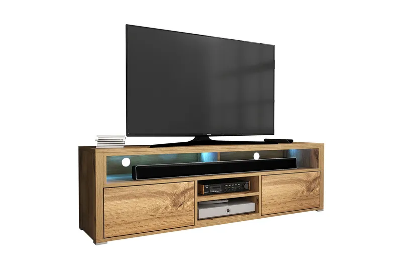 TV-benk 137 cm, Eik