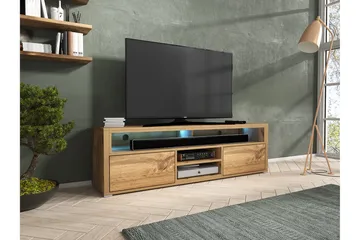 TV-benk 137 cm - Eik - Møbler - TV- & Mediamøbler - TV benk & mediabenk