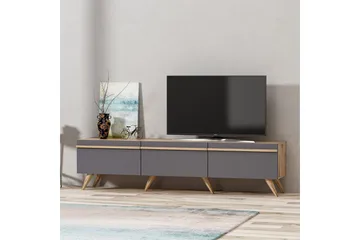 Tv-benk 180 cm - Antrasitt - Møbler - TV- & Mediamøbler - TV benk & mediabenk