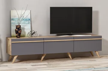 Tv-benk 180 cm - Antrasitt - Møbler - TV- & Mediamøbler - TV benk & mediabenk