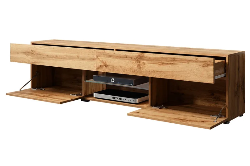 Tv-benk 180x45 cm - Hvit - Møbler - TV- & Mediamøbler - TV benk & mediabenk