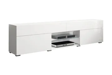 Tv-benk 180x45 cm - Hvit - Møbler - TV- & Mediamøbler - TV benk & mediabenk