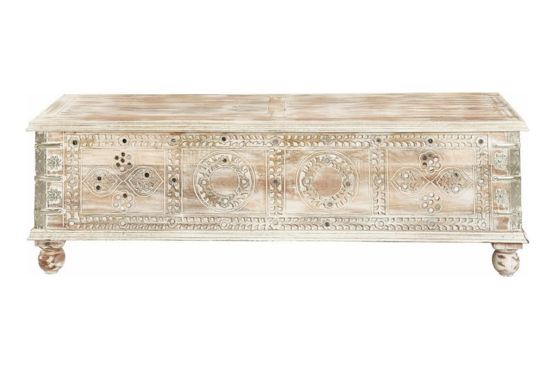 TV-benk Adya 145 cm - Akasie Beige - Møbler - TV- & Mediamøbler - TV benk & mediabenk