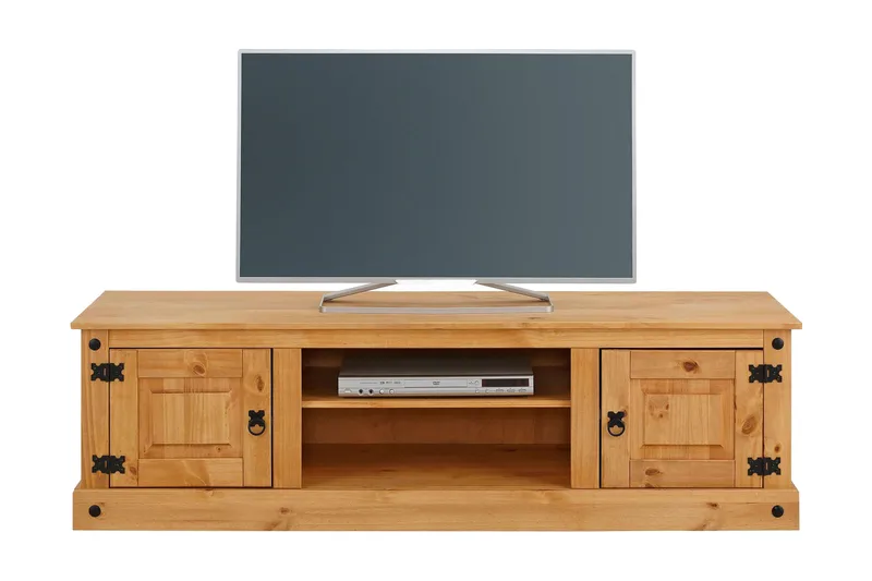 TV-benk Alfredo 160 cm, Lysebrun
