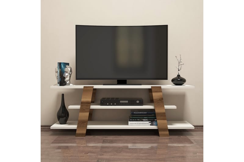 TV-Benk Amtorp 120 cm - Brun - TV benk & mediabenk