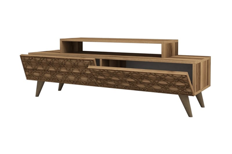 TV-Benk Amtorp 140 cm - Brun - TV benk & mediabenk