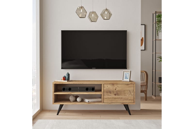 TV-benk Anysa 110 cm - Natur - TV benk & mediabenk